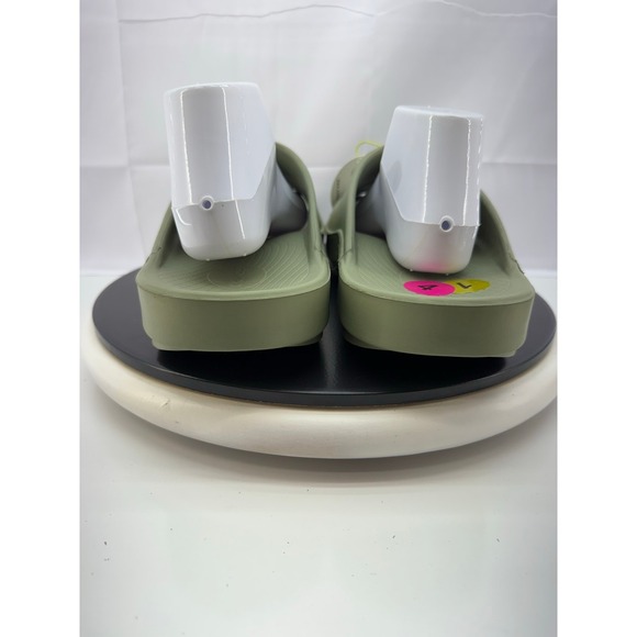 OOFOS OOahh Recovery Slide Mens Size 14 Sage Green Slip On Comfort Sandals NEW main image 6